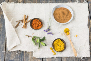 Herbal remedies can be found in the kitchen