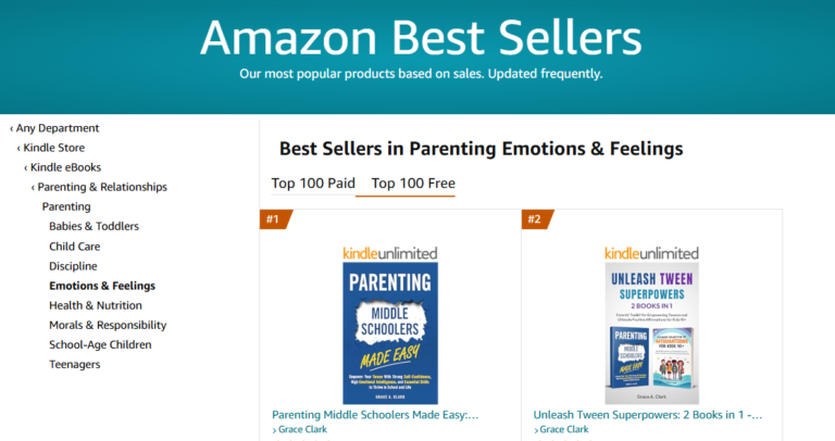 BSR #1 in Parenting Emotions & Feelings_Bundle #2
