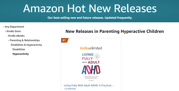 BSR #1 in Parenting Hyperactive Children