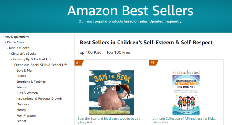 BSR #2 in Children's Self-Esteem & Self-Respect